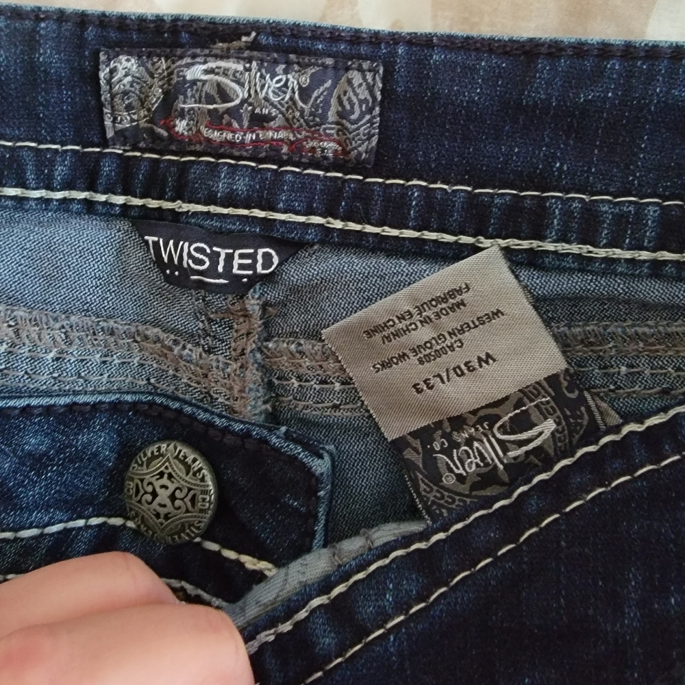 Silver twisted bootcut - Picture 3 of 5